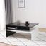 Noir Et Blanche Table Basse Table De Cafe 90 X 42 X 60 Cm En