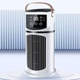 ventilateur de climatisation mobile 4 en 1, HJKJYX  silencieux 4 vitesses de vent et brouillard froid-15.5x27cm