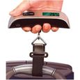 Pèse bagage électronique: Assurez-vous que vos bagages ne dépassent pas le poids maximal avec cette balance numérique précise. Co...-0