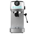Machine à café expresso avec 20 bars, Thermoblock, manomètre et buse vapeur. Machine à café au design élégant et compact.-0