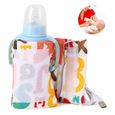 VINGVO chauffe-biberon portable Chauffe-biberon portatif pour bébé à température constante USB à usage domestique (alphabet-0