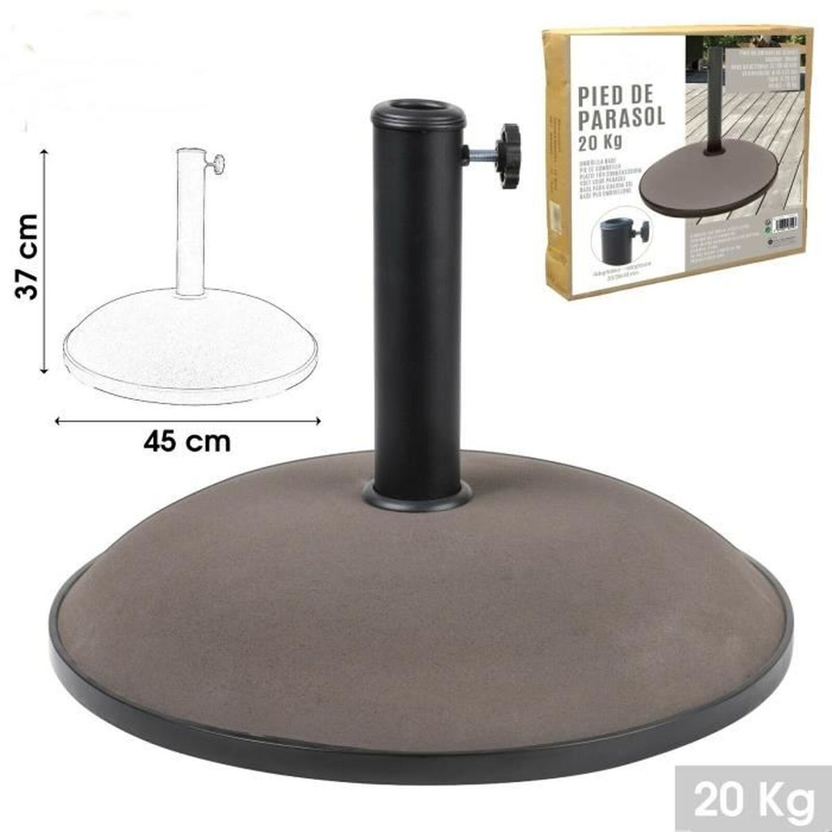 Pied parasol lourd Clearance