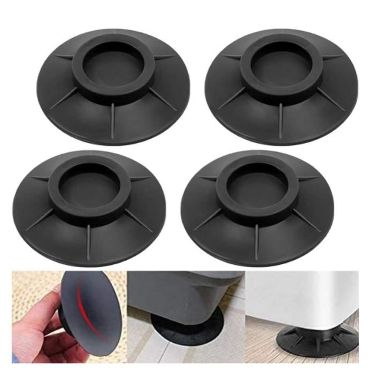 Anti vibration machine,Pieds réduit de Machine à Laver,Tapis AntiVibration