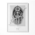 DECORTAPIS Cadre blanc élégant 70x100 cm - Cadre moderne pour posters et photos, montage vertical et horizontal