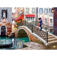 Puzzle 2000 pièces - CASTORLAND - Venice Bridge - Paysage et nature - Adulte - Intérieur