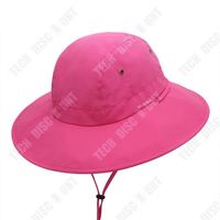 TD® Chapeau de protection solaire vacances pêche en plein air unisexe chapeau de soleil à large bord anti-éclaboussures d'eau