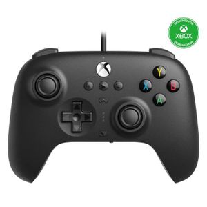 MANETTE JEUX VIDÉO Ultimate Wired pour Xbox, manette de jeu noire Con