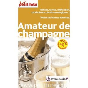 LIVRE VIN ALCOOL  Petit Futé Amateur de champagne