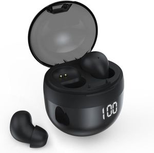 CASQUE - ÉCOUTEURS Mini Écouteurs Invisibles Sans Fil Bluetooth Réduc