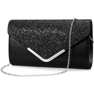 Pochette noir cheap vernis