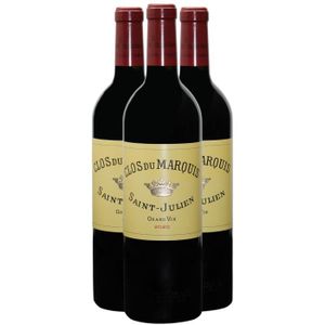 VIN ROUGE Clos du Marquis Rouge 2020 - Lot de 3x75cl - Vin R