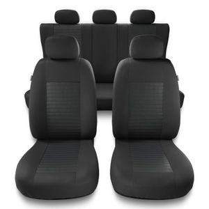 Housses Sièges Auto Avant Cuir PU - 2 Pièces - Pour Toyota Avensis, Camry, C-HR, Hilux, Prius