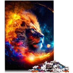 PUZZLE Puzzles Pour Adultes 500 Pièces Lion Puzzle En Boi