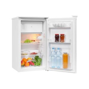 RÉFRIGÉRATEUR CLASSIQUE Exquisit KS117-3-040E Standkühlschrank mit Gefrierfach, 48cm breit, 81L, Temperaturregelung - stufenlos, weiß