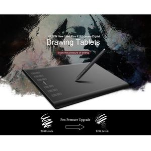 Huion 1060plus Table A Dessin Tablette Graphique Avec 8g Carte