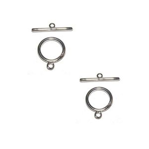 Lot De 25 Perles Connecteurs Graines Striées Argenté 18mm - Sans Nickel Pour Bijoux
