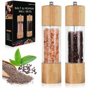 Moulin combiné sel poivre transparent - Accessoires à épices - Epices du  Monde
