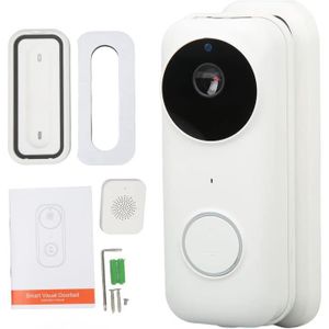 SONNETTE - CARILLON Caméra De Sonnette Vidéo, Pour Tuya 2.4G Wifi Video Doorbell Infrared Night Vision Visual Smart Doorbell Remote Monitoring Ca[u2505]