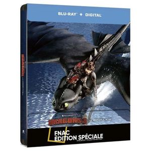 BLU-RAY FILM Dragons 3 Le Monde Caché Steelbook Collector