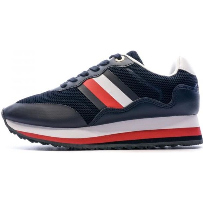 basket femme bleu marine tommy hilfiger