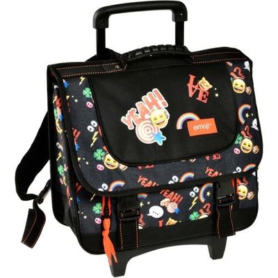 Cartable a roulettes Emoji Yeah 38 CM Haut de Gamme Cdiscount Bagagerie Maroquinerie