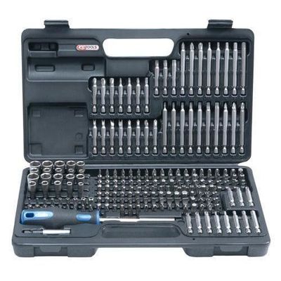 Tournevis Cliquet KS TOOLS 12-en-1 Avec Embouts 1/4" Et Poignée 2K - Magnétique Et Robuste