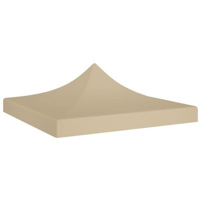 VidaXL Toile Supérieure Double Belvédère 3x3m Terre Cuite - Protection UV Et Pluie 310g/m²