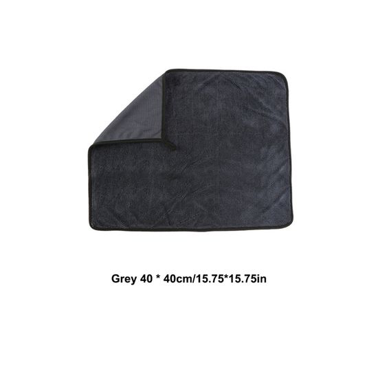 Chiffon De Nettoyage Grande Taille En Microfibre Orange - Pour Voiture, Polissage, Séchage