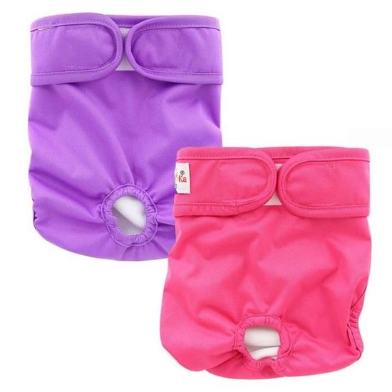 Culotte Hygiénique Réutilisable Et Lavable Pour Petit Chien Et Chat