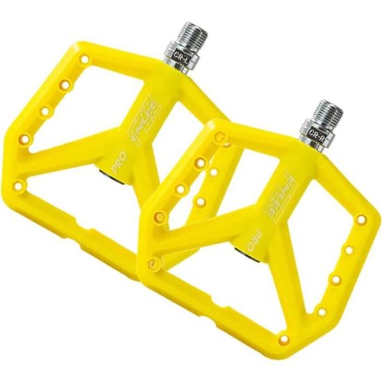 Paire De Pédales Plateforme Vélo HT Components - Aluminium, Noir, Axe 9/16, Neuf Sous Blister