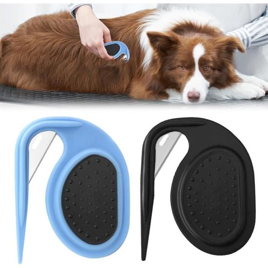Peigne à Nœud Ouvert pour Animal, peigne de nouage pour chien et chat, Coupe Noeud Chat Poil