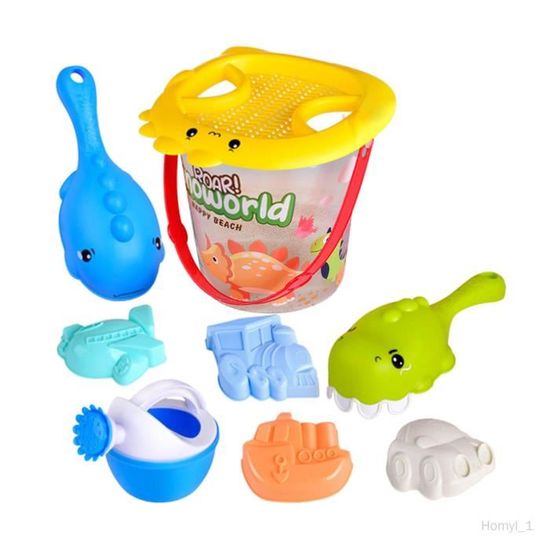 Jouet De Plage Enfant, 14 Pièces Jouet Plage Avec Sac En Filet, Moules