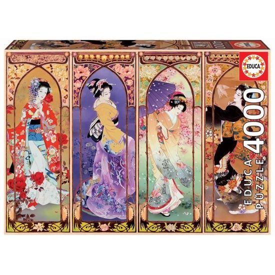 Puzzle 4000 pièces EDUCA - Collage Japonais - Pour enfants et adultes - Dimensions 136 x 96 cm