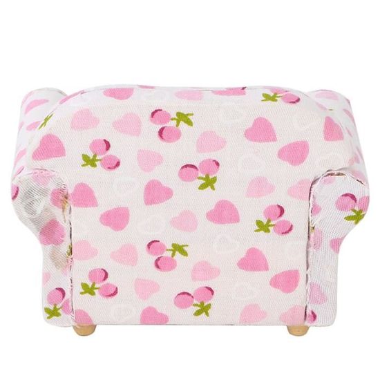 Haokaini Ini Dollhouse Canapé 1/12 Échelle Poupées Aison Fauteuil