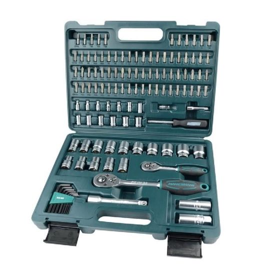 COFFRET JEU DE DOUILLES 12 PIÈCES DE 1/2 - 12 PANS