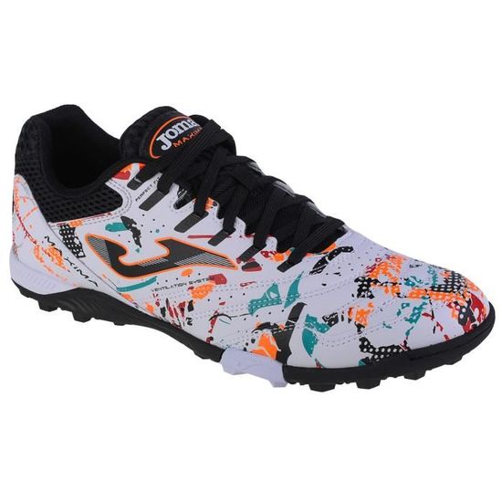 Chaussures De Football Turf Joma Pour Homme - Modèle Cancha 2501 TF - Noir - Taille 41 EU - Cuir Synthétique - 5