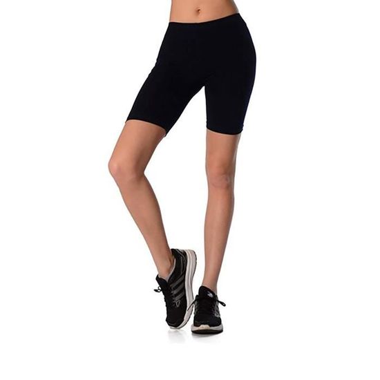 Leggings Shorts De Sport Femme M – Nylon, Course à Pied, Fitness, Salle, Noir
