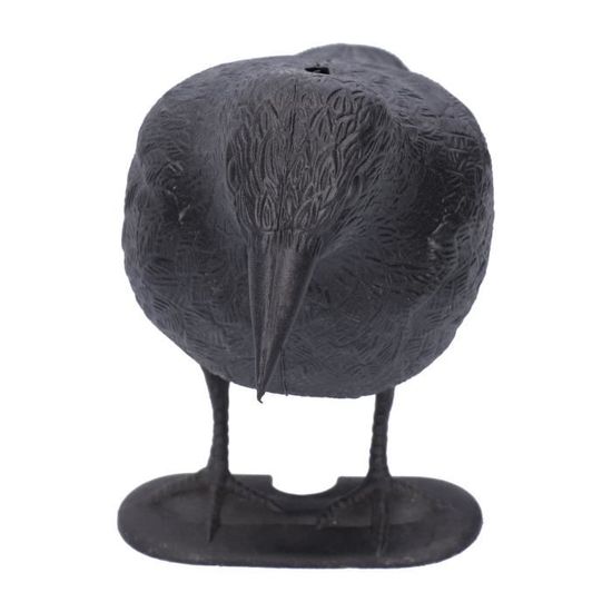 2 Corbeaux Anti-pigeon En Plastique - Épouvantail Réaliste 56.5x40cm, Répulsif écologique Pour Balcon, Toit