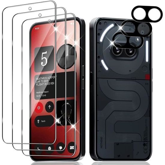 Verre Trempé Yantree Pour Nothing CMF Phone 1 - 2x Écran + 2x Caméra 9H