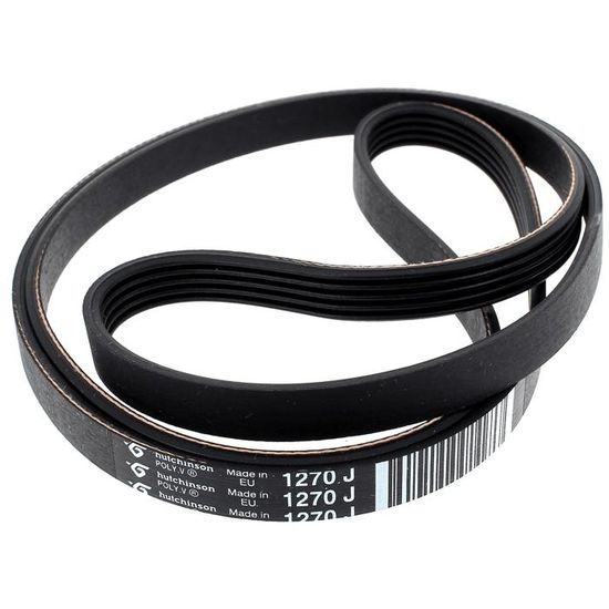 Courroie Poly V 1270mm Pour Lave-linge/sèche-linge Whirlpool - Référence 1270J5, 8996452374003 - Neuf