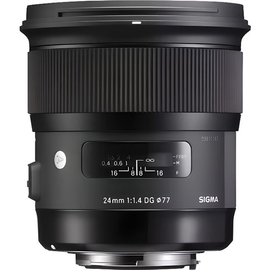 Objectif grand angle SIGMA 24mm f/1,4 ART Nikon - Ouverture maximale F1.4 - Piqué maximal - Bokeh doux
