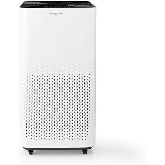 Avamia Purificateur D'air HEPA H14 Pour Grandes Pièces Jusqu'à 100 M², Nettoyeur D'air Compact Et Portable Avec Entrée à 360°, Idéal Pour Chambre, Fumée, Poussière, Poils Et Squames D'animaux