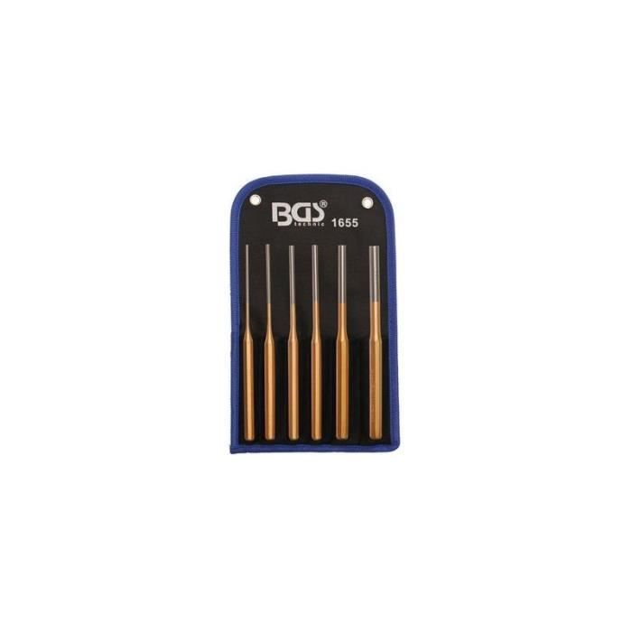 Jeu de chasse-goupilles 200 mm 3 - 10 mm 6 pièces