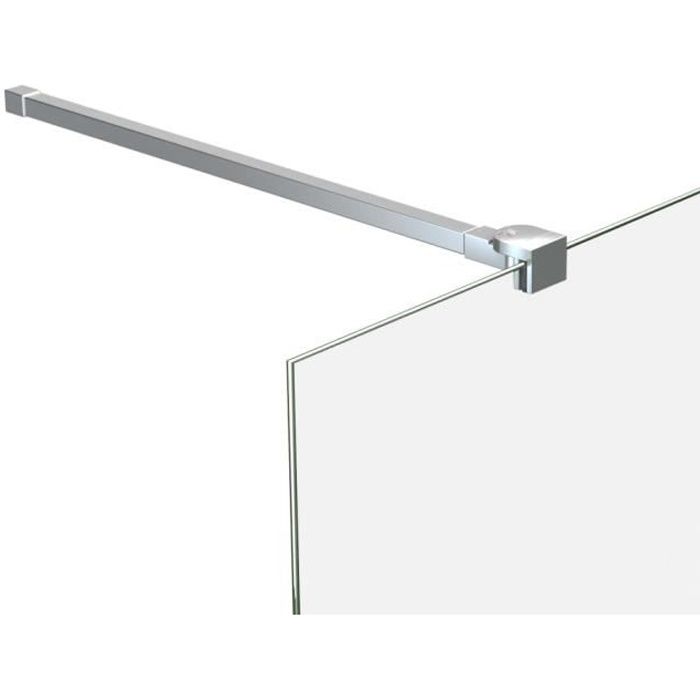 Bras de support pour Paroi de douche - Acier inoxydable - Longueur Réglable 70-120 cm