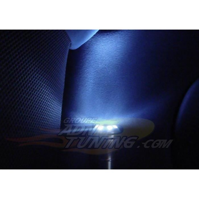 Pommeau de levier de vitesse a LED blanc - NA72…