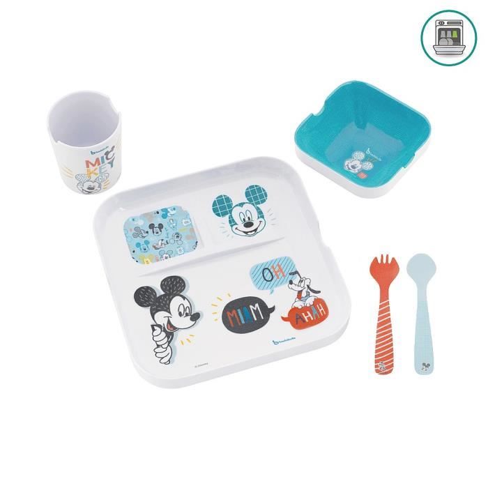 BADABULLE Set Repas Mélamine Mickey