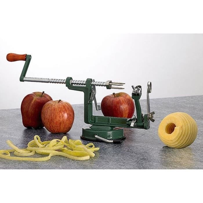 Pèle pommes trancheur à manivelle