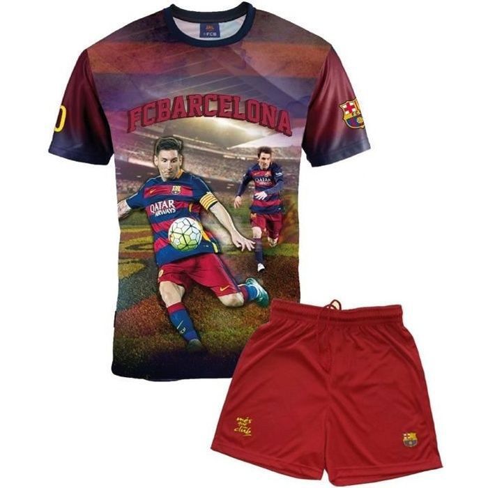 Ensemble Maillot + short Barça - Lionel MESSI - Collection officielle FC BARCELONE