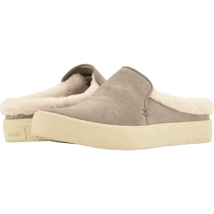 Bottines Professionnelles TOMS WTW81 Slip-On Chaussures Sunrise Suede Taille-36 1-2