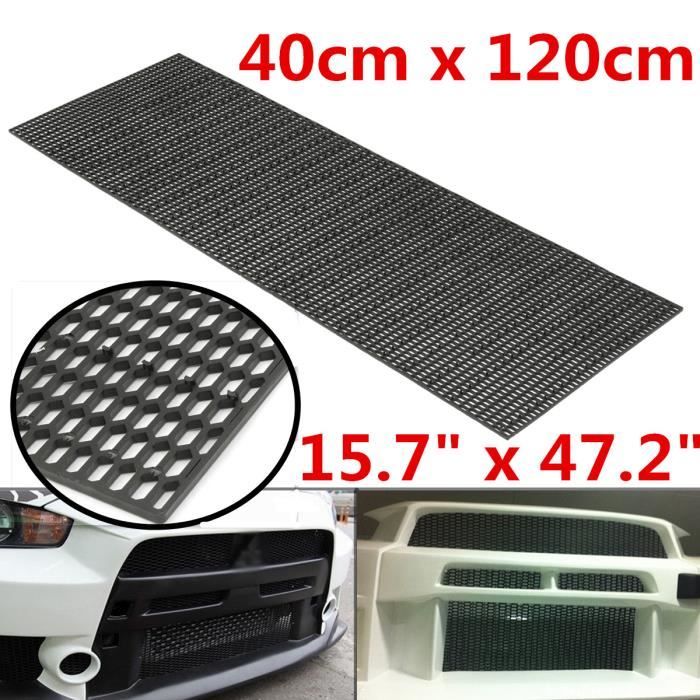 NEUFU Voiture Grille Universel 40x120cm Grille Honeycomb Vent Tuning Racing Mesh